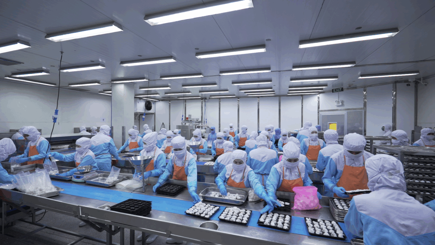 Năng lực cung ứng thực phẩm của HI-FOODS đáp ứng các đơn hàng lớn với yêu cầu cao về thời gian và chất lượng