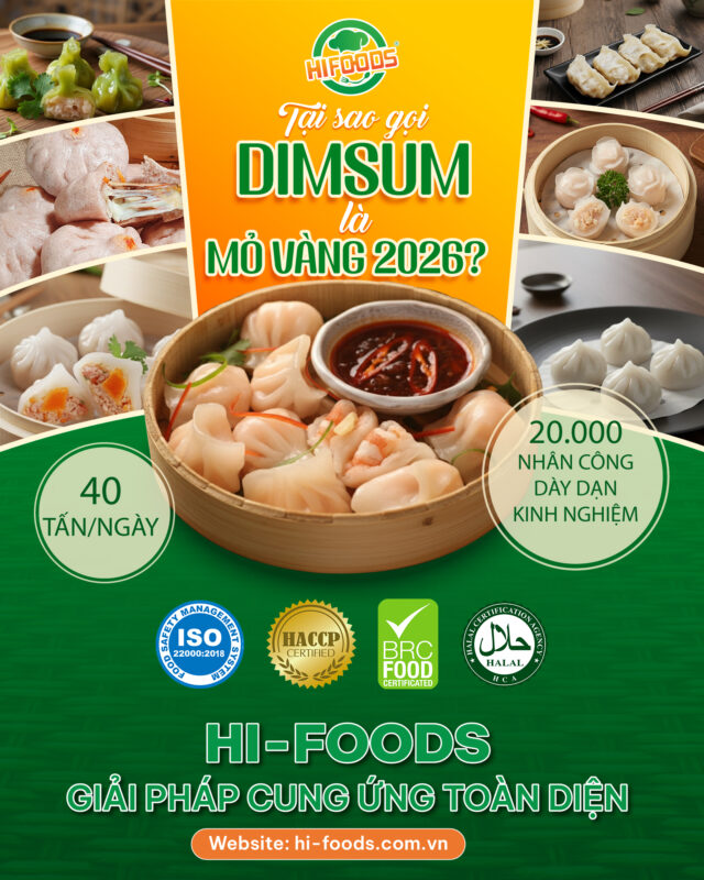 Dimsum - “mỏ vàng” mới của ngành F&B 2026, nơi trải nghiệm vị giác và xu hướng tiêu dùng gặp nhau.