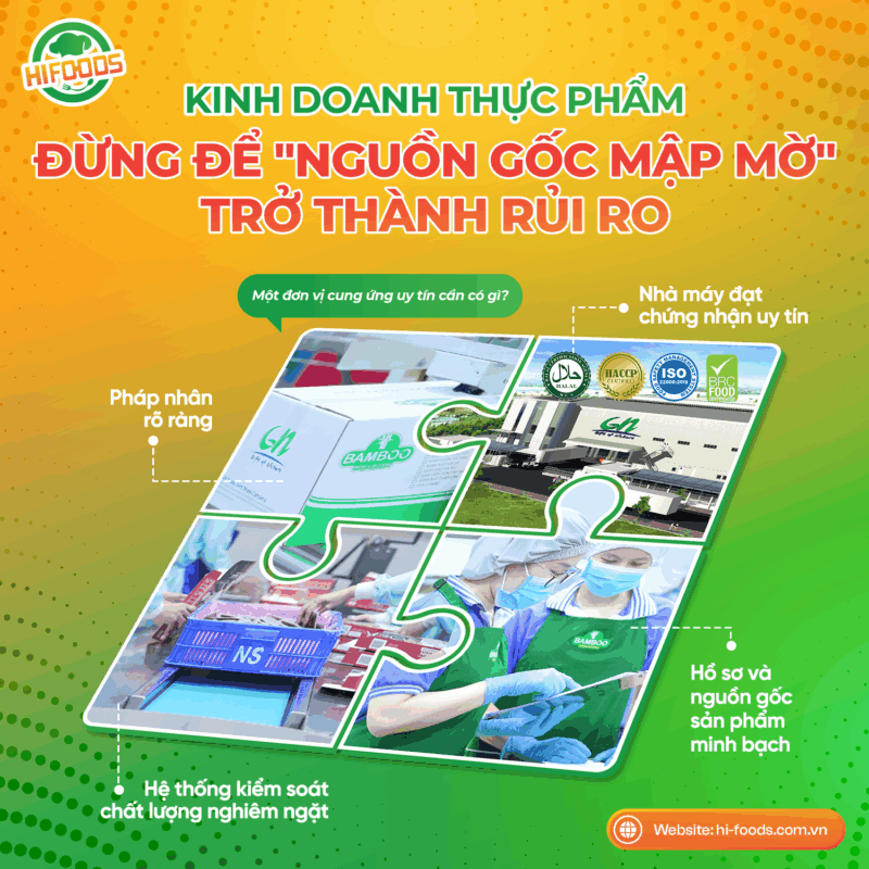 Với ngành thực phẩm, một nguồn gốc thiếu minh bạch đôi khi đủ để đánh đổi niềm tin khách hàng.