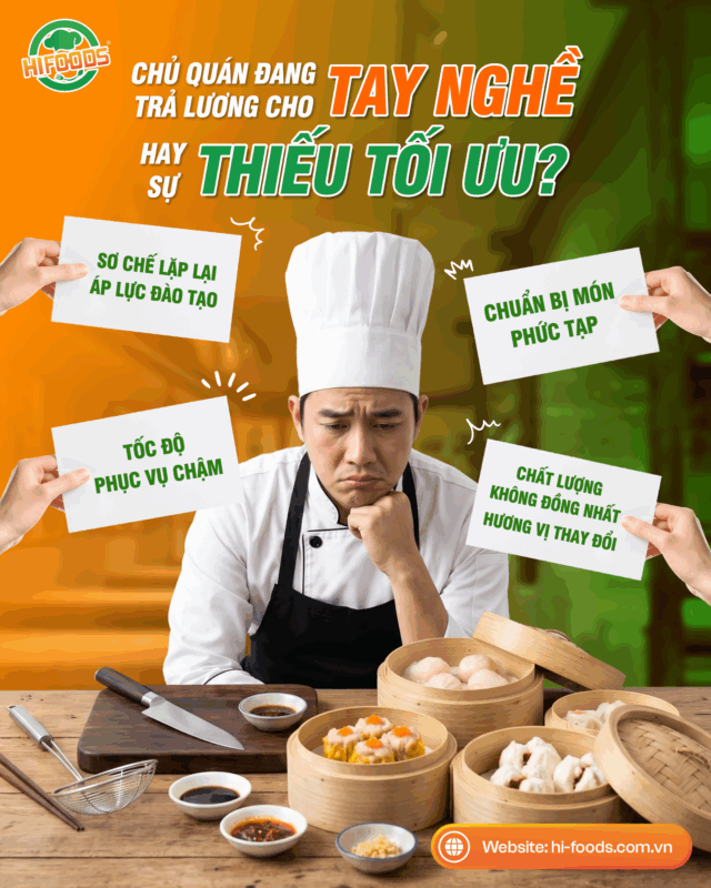 Một bếp vận hành hiệu quả không chỉ cần nhân sự giỏi – mà còn cần giải pháp tối ưu.