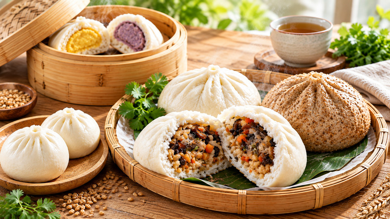 Bữa sáng Eat Clean: Bánh bao chay nhân nấm vừa ngon miệng vừa giữ dáng