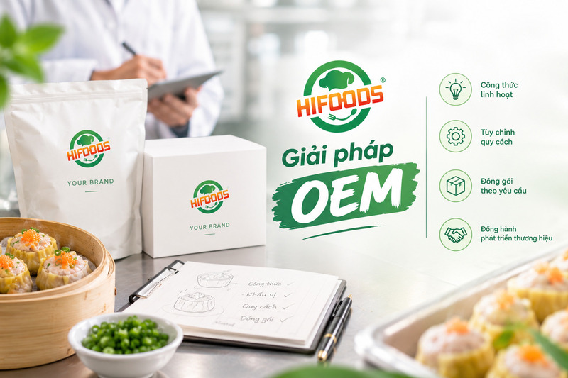 Dịch vụ OEM HI-FOODS nghiên cứu công thức độc quyền giúp các chuỗi F&B chuẩn hóa định lượng và mở rộng quy mô