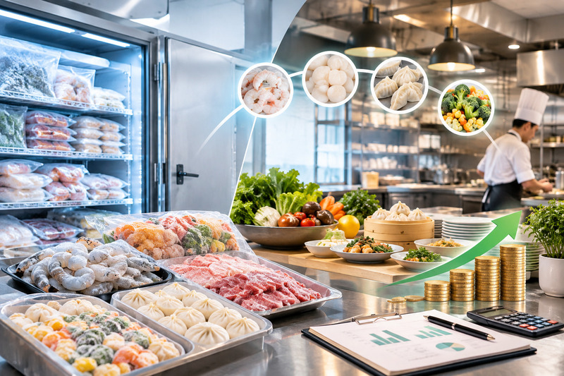 Thực phẩm đông lạnh HI-FOODS giúp quán ăn bình ổn giá vốn và kiểm soát Food Cost