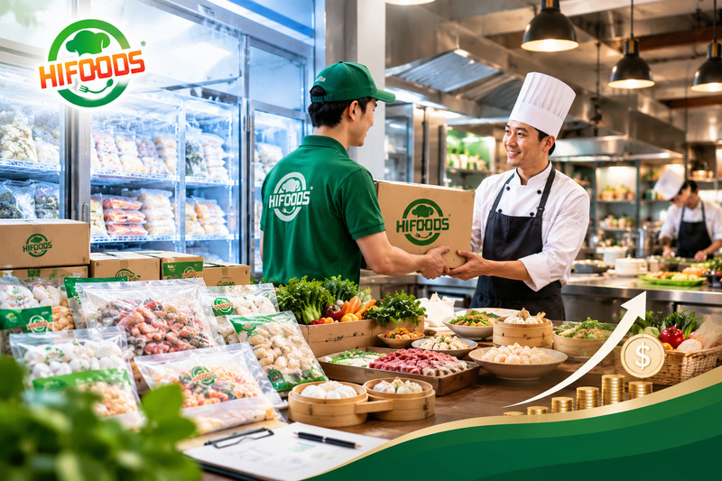 Hệ sinh thái sản phẩm đông lạnh B2B chính ngạch từ Hi-FOODS giúp nhà hàng an tâm về chất lượng và pháp lý