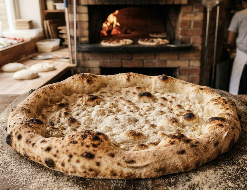 Thành phẩm pizza thành công sau quy trình nướng đạt chuẩn