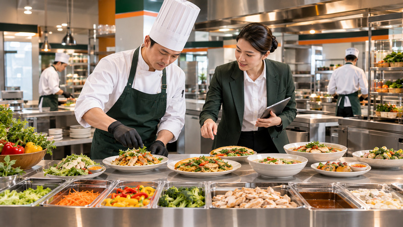 Món ăn trong menu sở hữu cùng nguyên liệu nền giảm tải nhiều rủi ro