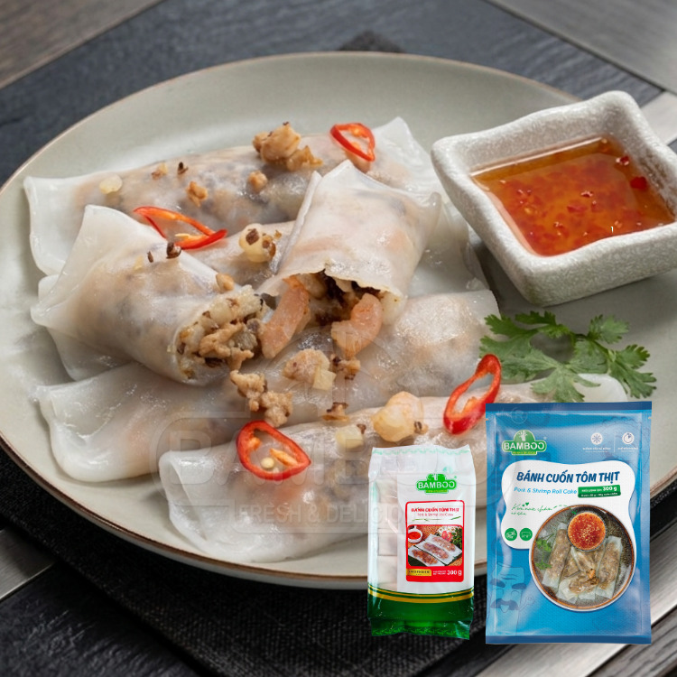 Bánh cuốn đông lạnh tiện lợi cho bếp chuyên nghiệp