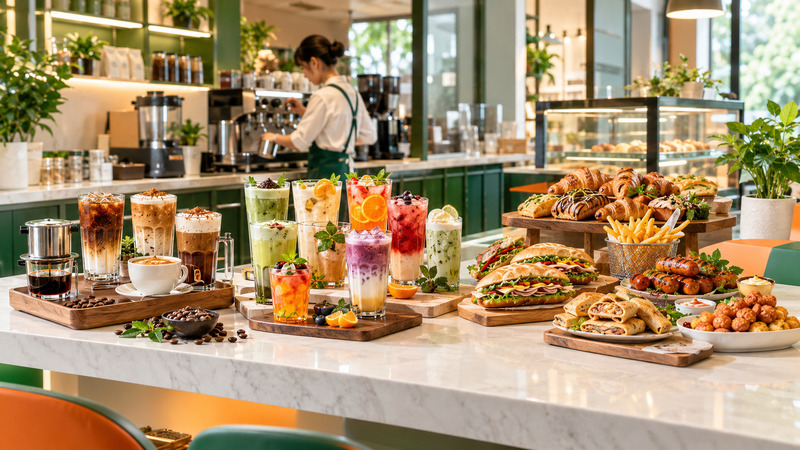 Xây dựng menu phân bổ tỷ lệ các món