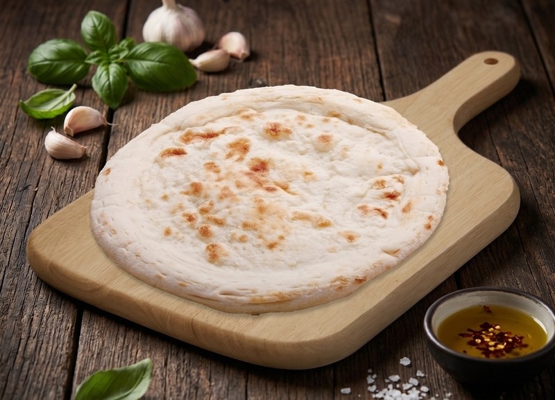 Nền bánh xém nhẹ thơm hương khói, nướng trực tiếp không cần rã đông, giúp tối ưu tối đa thời gian chuẩn bị món.